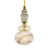 Venetian Glass Smoked Pendant Lights, Murano, Italy