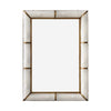 Impressive Venetian Glass and Brass Mirror with Lighting, Murano, Italy