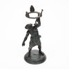 Bronze Antique Sculpture of Silenus with Egg