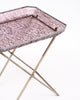 French, Vintage, Purple Lucite Tray Table, Circa 1980