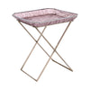 French, Vintage, Purple Lucite Tray Table, Circa 1980
