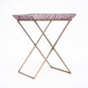 French, Vintage, Purple Lucite Tray Table, Circa 1980