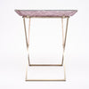 French, Vintage, Purple Lucite Tray Table, Circa 1980