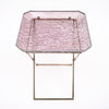 French, Vintage, Purple Lucite Tray Table, Circa 1980