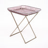 French, Vintage, Purple Lucite Tray Table, Circa 1980