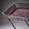 French, Vintage, Purple Lucite Tray Table, Circa 1980