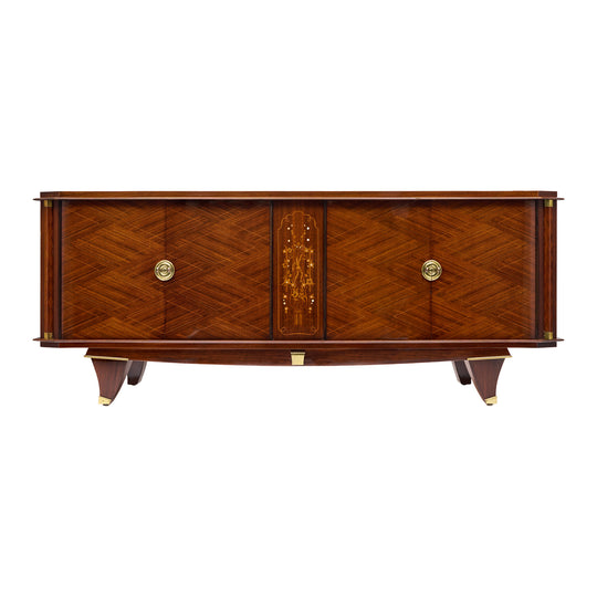 Vintage French Art Deco Period Buffet, Rosewood, Circa 1940