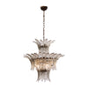 Venetian Glass, Cristal’s Antico Leaf Chandelier by Barovier, Murano, Italy, IN STOCK