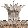 Venetian Glass, Cristal’s Antico Leaf Chandelier by Barovier, Murano, Italy, IN STOCK