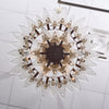 Venetian Glass, Cristal’s Antico Leaf Chandelier by Barovier, Murano, Italy, IN STOCK