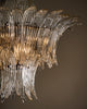 Venetian Glass, Cristal’s Antico Leaf Chandelier by Barovier, Murano, Italy, IN STOCK