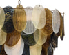 Organic Venetian Glass Chandelier in Earth Hues, Murano, Italy, IN STOCK