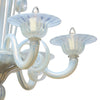 Classic Venetian Glass Chandelier, Iridescent, Murano, Italy, IN STOCK