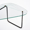 Period Mid-Century Modern Etched Glass Coffee Table, Circa 1970