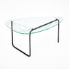 Period Mid-Century Modern Etched Glass Coffee Table, Circa 1970