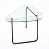 Period Mid-Century Modern Etched Glass Coffee Table, Circa 1970