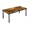 French Ceramic Tiled Coffee Table from Vallauris