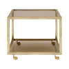Italian Modernist Bar Cart by Romeo Rega, Circa 1970