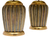 French Art Deco Period Pair of Lamps, Brass, Circa 1940