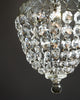French Antique, Baccarat Crystal Pendant Chandelier, Circa 1920