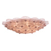 Pink Venetian Glass Flush Mount by Carlo Nason, Murano, Italy, In Stock