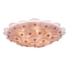 Pink Venetian Glass Flush Mount by Carlo Nason, Murano, Italy, In Stock