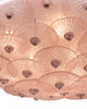 Pink Venetian Glass Flush Mount by Carlo Nason, Murano, Italy, In Stock
