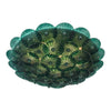 Deep Teal Venetian Glass Flush Mount by Carlo Nason, Murano, Italy, In Stock