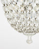 Pair of French Antique, Baccarat Crystal Pendant Chandeliers, Circa 1920