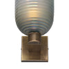 Modern Venetian Glass Sconces, Blue Iridescent, Murano, Italy