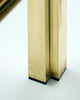 Romeo Rega Signed Coffee Table, Modernist Chrome and Brass, Circa 1960