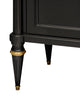 Ebonized, Grande Louis XVI Style Buffet, Carrara Marble, Circa 1880