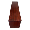 French Period Mid-Century Modern Buffet, Rosewood and Brass, Circa 1950