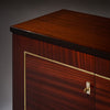 French Period Mid-Century Modern Buffet, Rosewood and Brass, Circa 1950