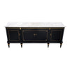 Grande Louis XVI Ebonized Buffet, French Antique, Circa 1920