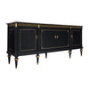 Grande Louis XVI Ebonized Buffet, French Antique, Circa 1920