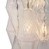 Iridescent Venetian Glass Sconces, Polyhedral, Murano, Italy