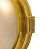 Art Deco Period French Ceiling Mounts, Brass and Etched Glass