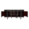 Louis XVI Style, French Classic Demilune, Ebonized, Circa 1920