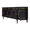 Louis XVI Style, French Classic Demilune, Ebonized, Circa 1920