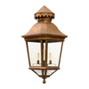 Grande French Antique Brass and Glass Lantern, Circa 1920