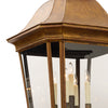 Grande French Antique Brass and Glass Lantern, Circa 1920