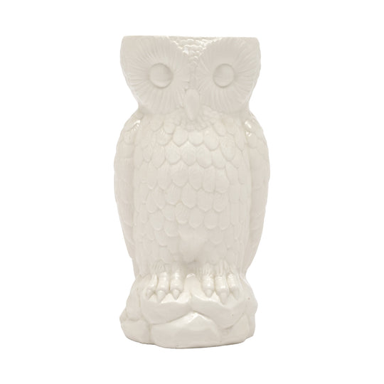 French Period Mid-Century Modern Owl Vase, Circa 1950