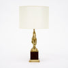Maison Charles Vintage Brass Table Lamps, Horse Head, Circa 1950