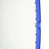 French Vintage Scalloped Mirror, Blue, Circa 1970