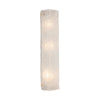 Italian Mid-Century Murano Frosted Textured Glass Wall Sconces