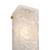 Italian Mid-Century Murano Frosted Textured Glass Wall Sconces
