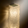 Italian Mid-Century Murano Frosted Textured Glass Wall Sconces
