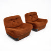 Pair of Vintage Ligne Roset Lounge Armchairs, France