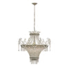 French Belle Epoque Louis XVI Crystal Chandelier, Circa 1910